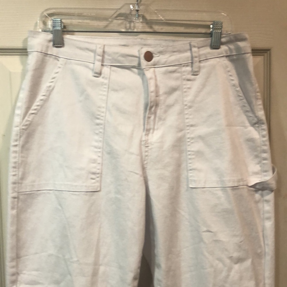 YMI White Cargo Joggers, size 13/31 - Picture 2 of 14